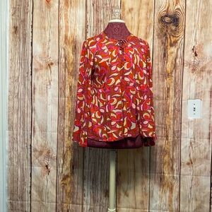 Women’s‎ Boho Lascana Venus Multi Color Blouse Size XL with Bell Sleeve